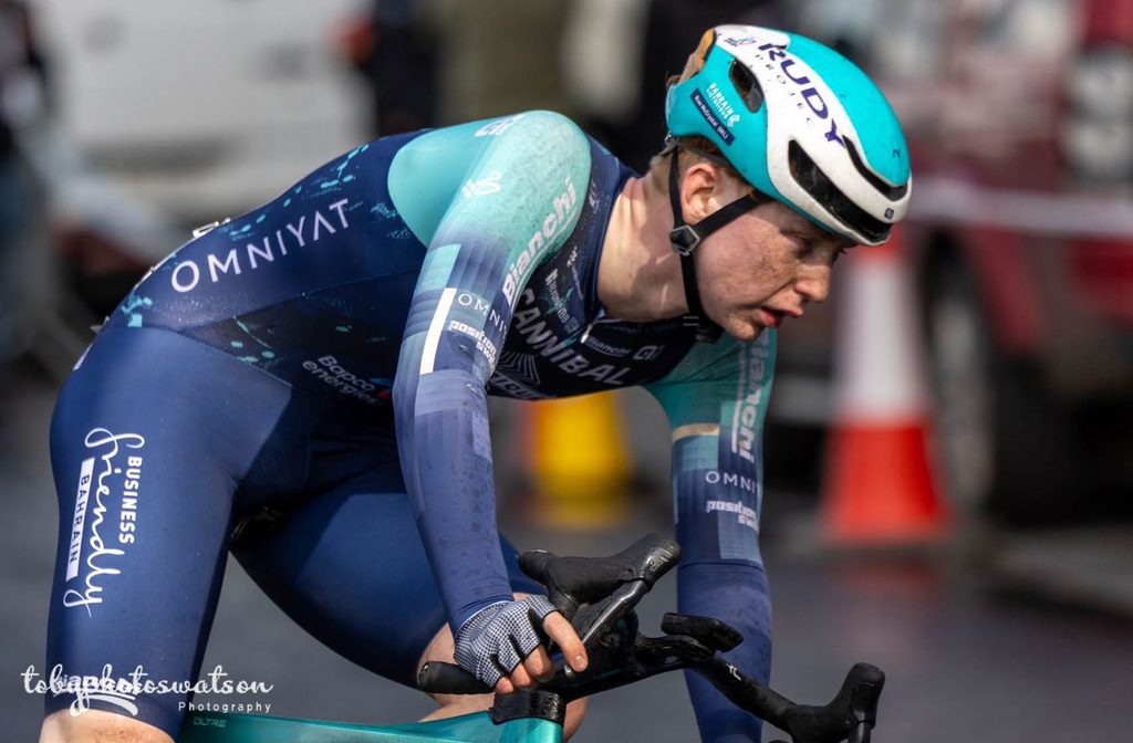 Rían McCrystal finished 7th at the 2026 Irish Men's National Criterium.