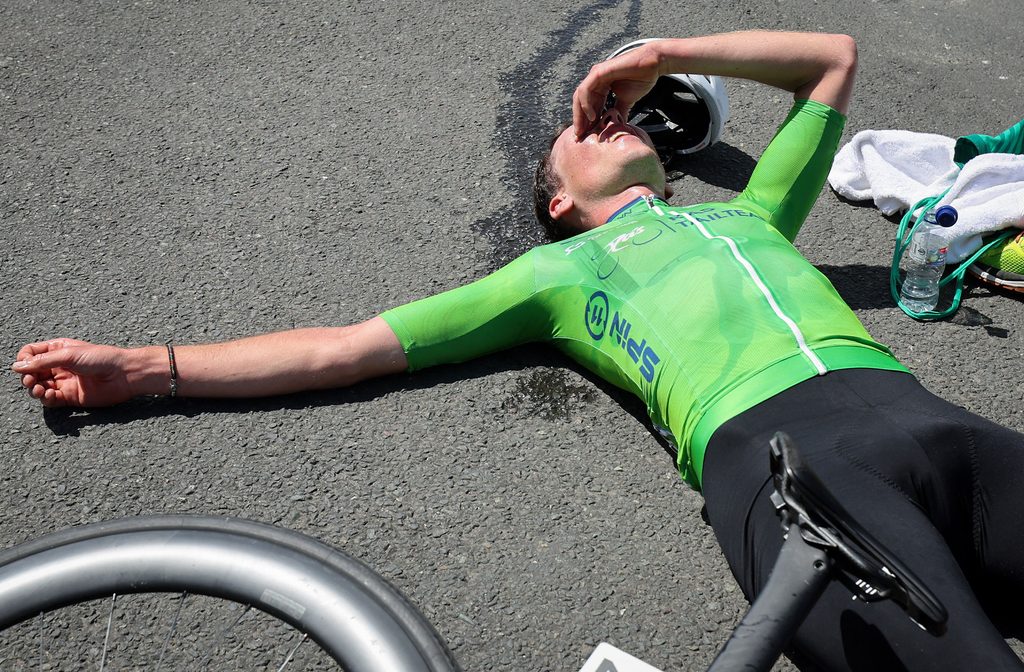 A gut-wrenching ride on Stage 4 into Baltinglass to take the Yellow Jersey of the 2026 Rás Tailteann.
