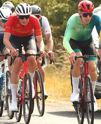 James Mackey, Foyle CC, and Seán O'Kane in the 2026 North Down GP. © Photo by David McVeigh, The Belgian Project 2026.