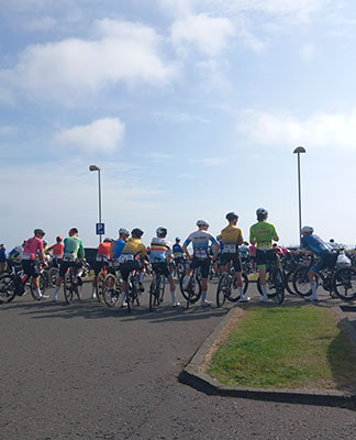 Glorious weather for the 2026 North County Down GP as riders wait to get racing underway.
