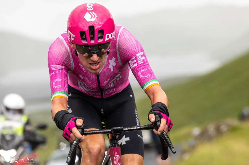 2024 Irish Men's National Road Race Champion, Darren Rafferty, at the recent 2026 Championships.