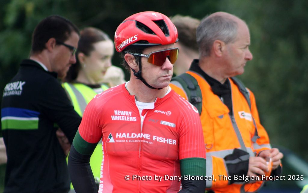 Drew McKinley, Newry Wheelers CC, at the 2026 Bobby Crilly.