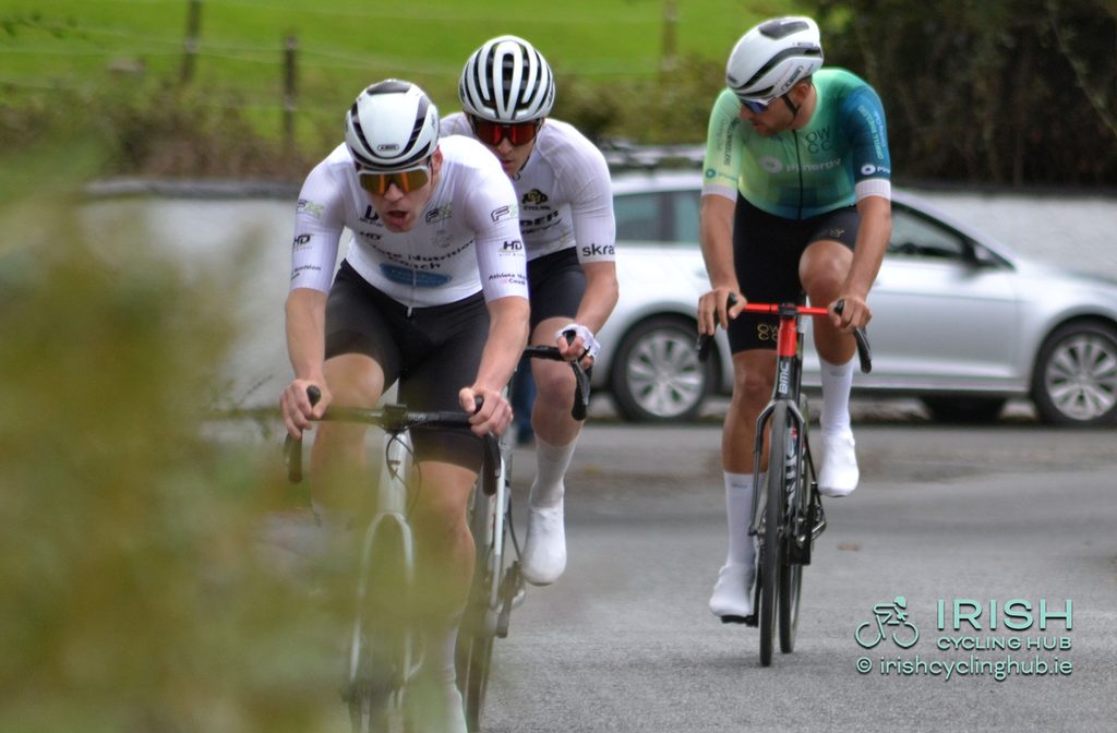 Aggressive riding from the get-go with Gareth O'Neill and Liam Crowley. 