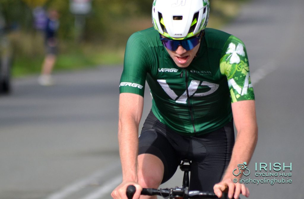 Josh Callaly arriving for 4th after a superb ride.