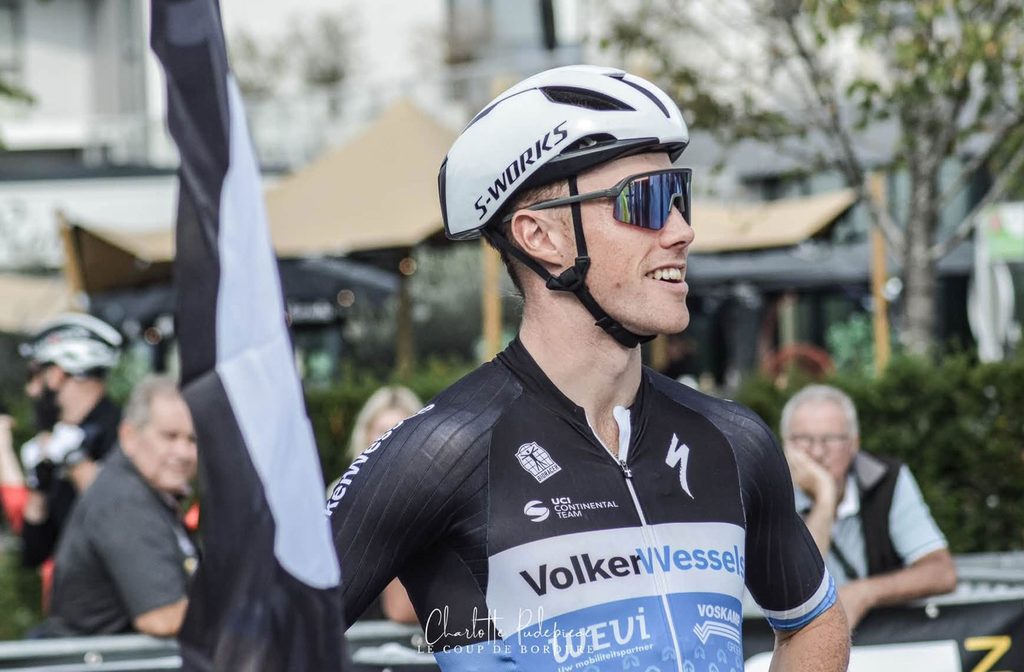 Finn Crockett, VolkerWessels Cycling Team, ready for road at the 2026 GP Cerami. 
