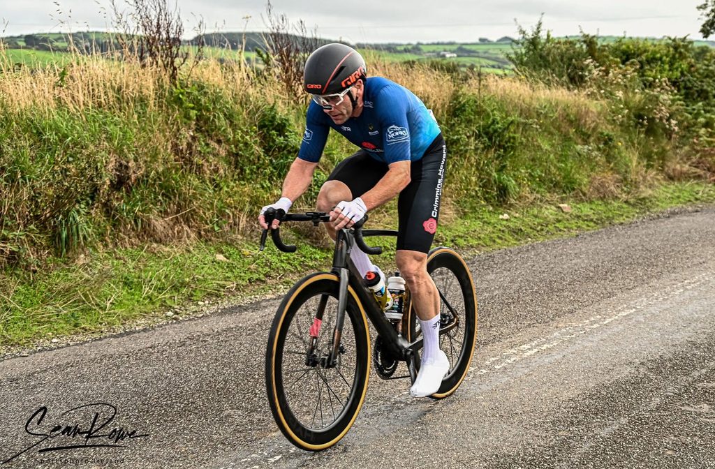 Paul Kennedy in full flow locked into Time Trial mode.