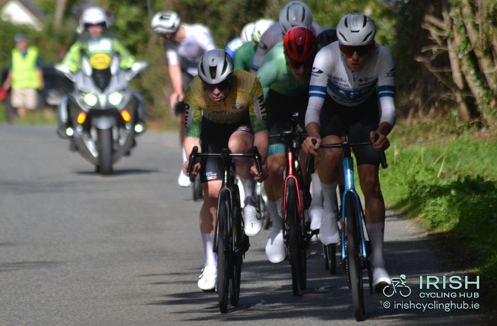 Ciaran Maguire, Team Dan Morrissey Pissei, keepng an eye on things in the 2nd half of the race.