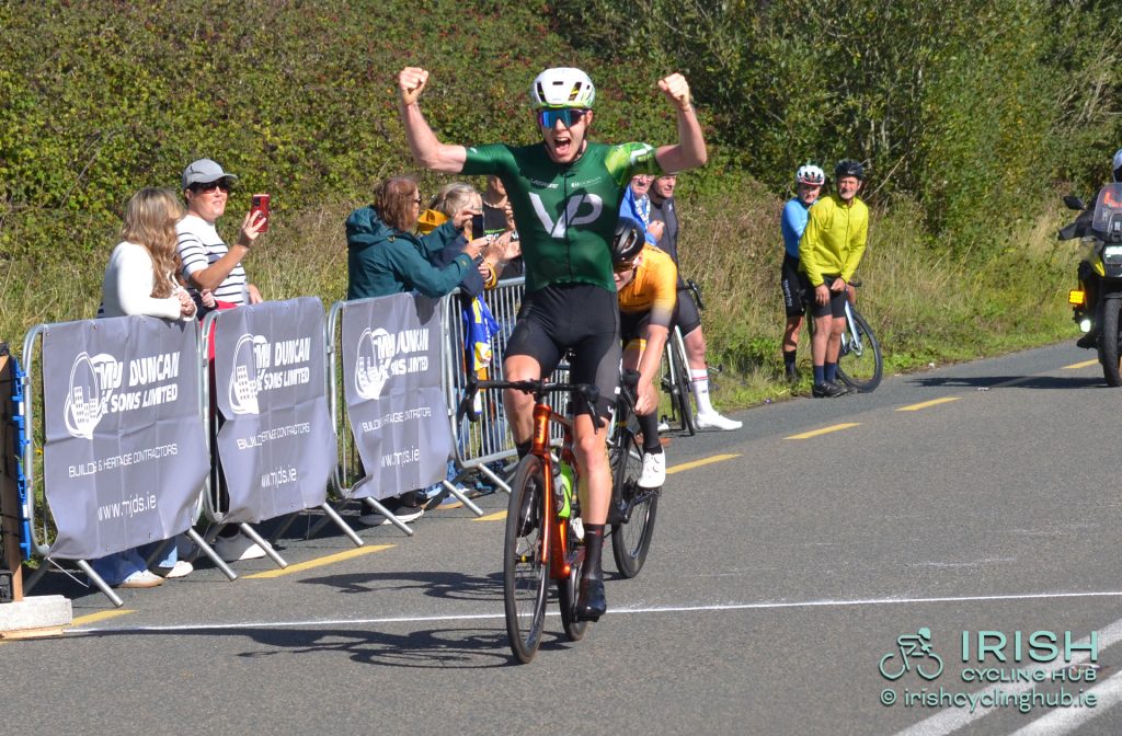 Josh Callaly, Velo Performance U23 Development Team wins the 2026 McGinty Autumn Classic hosted by Bray Wheelers CC.