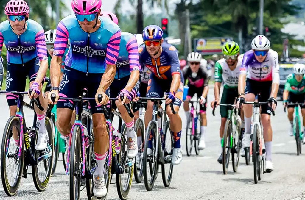Plenty of space on the run-ins at the 2026 Petronus Tour de Langkawi.