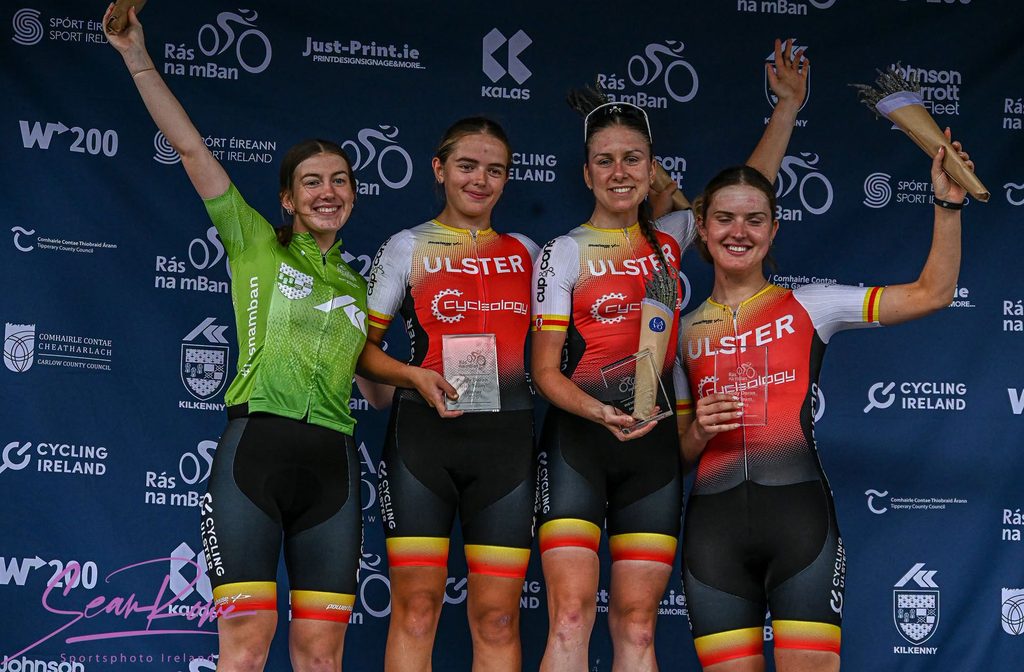 Cycling Ulster, wins the 2026 Rás na mBan Best Irish Team classification.
