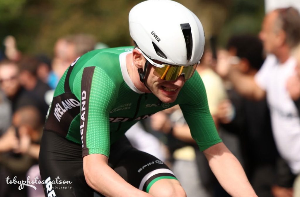 Jamie Meehan putting in a massive shift at the 2026 World Road Race.