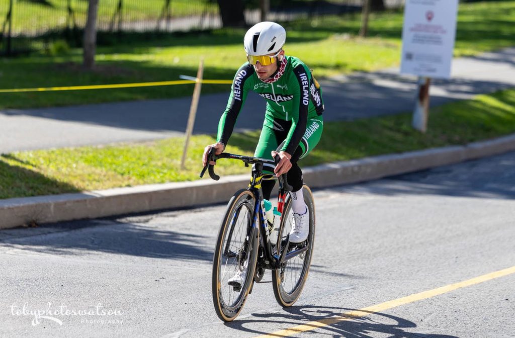 Jamie Meehan looking focused after a superb season for Cofidis ahead of the 2026 World Road Race Championships.