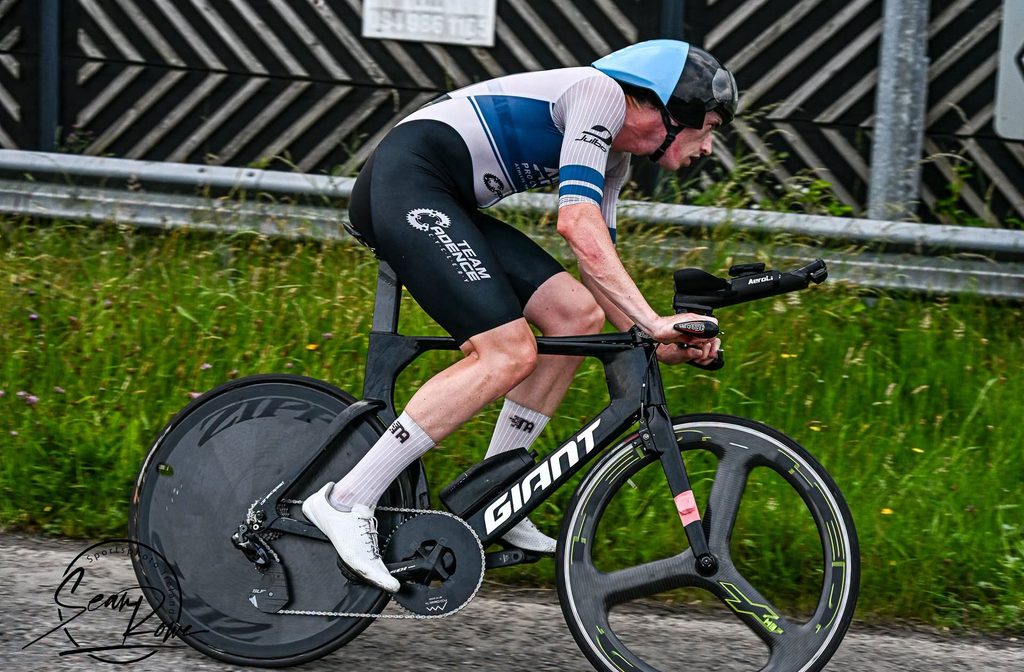 Cian Keogh, APS Pro Cycling by Team Cadence Cyclery, at the 2026 Irish National ITT.