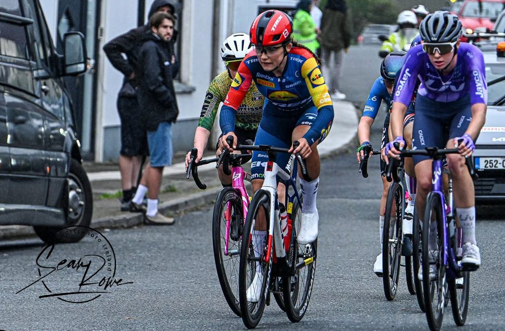 Marine Lenehan, Lidl-Trek, at the 2026 Irish Women's National Road Race. 