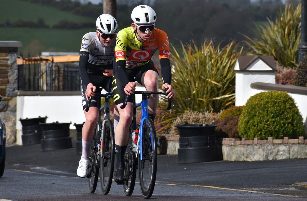 Clifford on his way to victory at the 2026 Kilteely Kieran MacMahon Memorial ahead of Rory Condon, Zappi Racing.