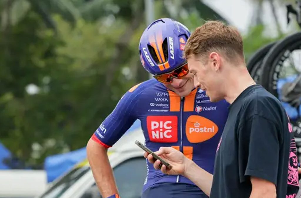 Some downtime for Dillon Corkery before Stage 6 2026 Petronus Tour de Langkawi.