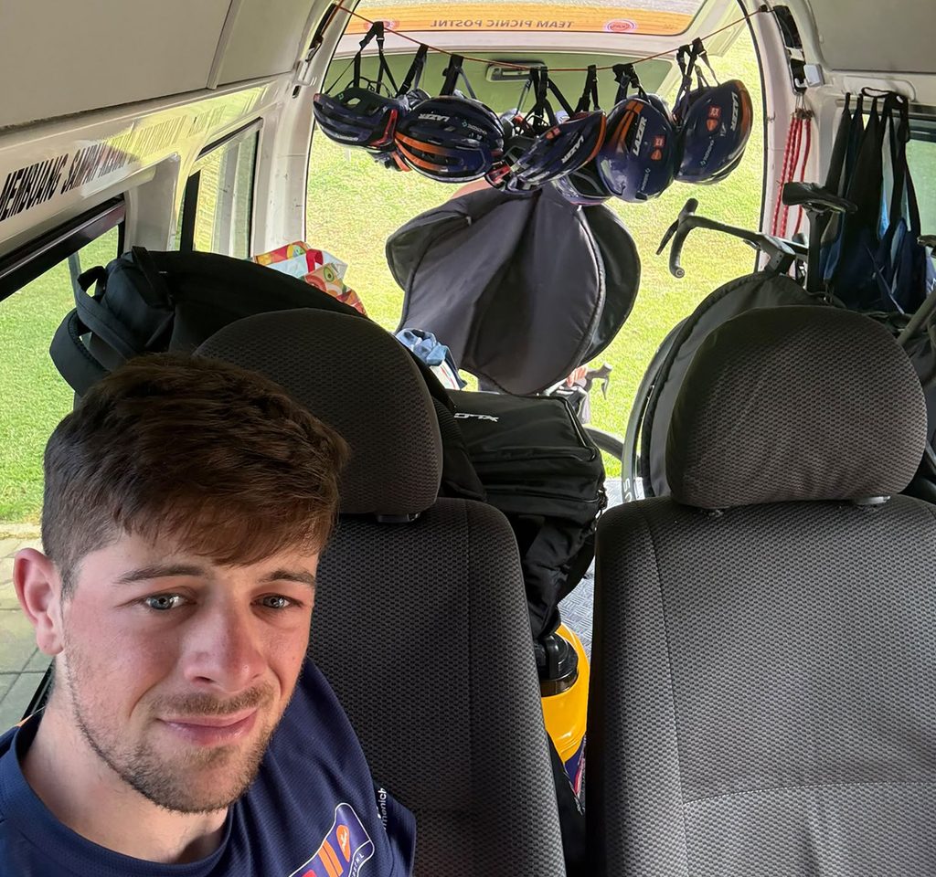 Team PostNL packed up and ready for road... almost.