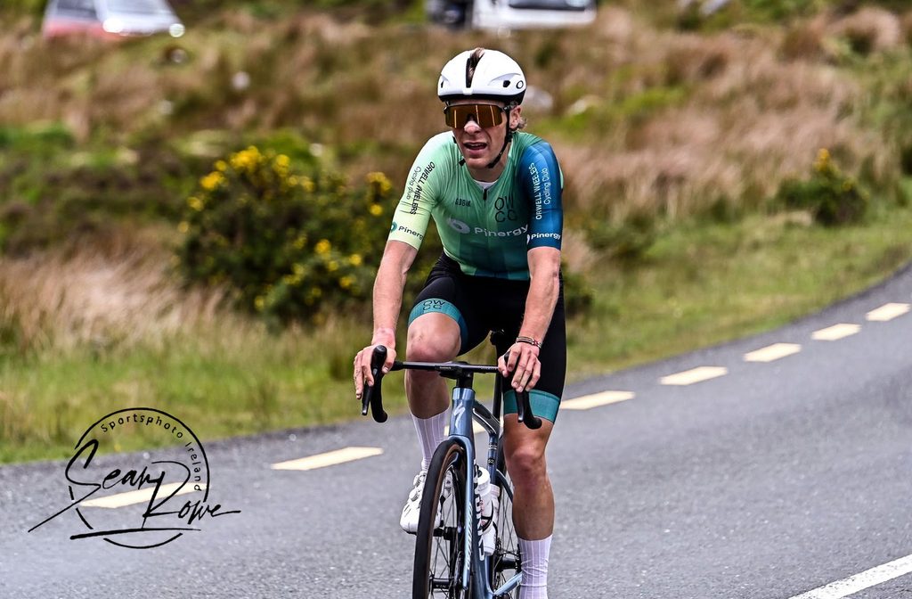 Padraig Moran, Pinergy Orwell Wheelers, on his way to 3rd at the 2026 Wicklow Classic.