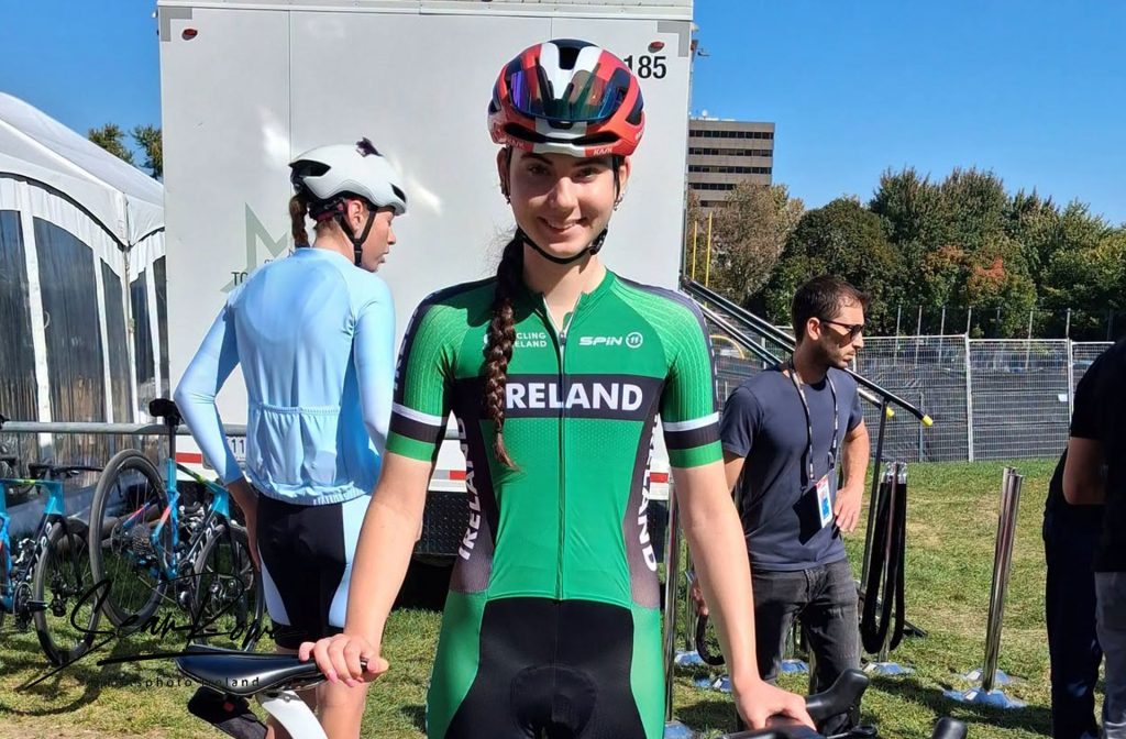 Emer Heverin at the 2026 World Championships.