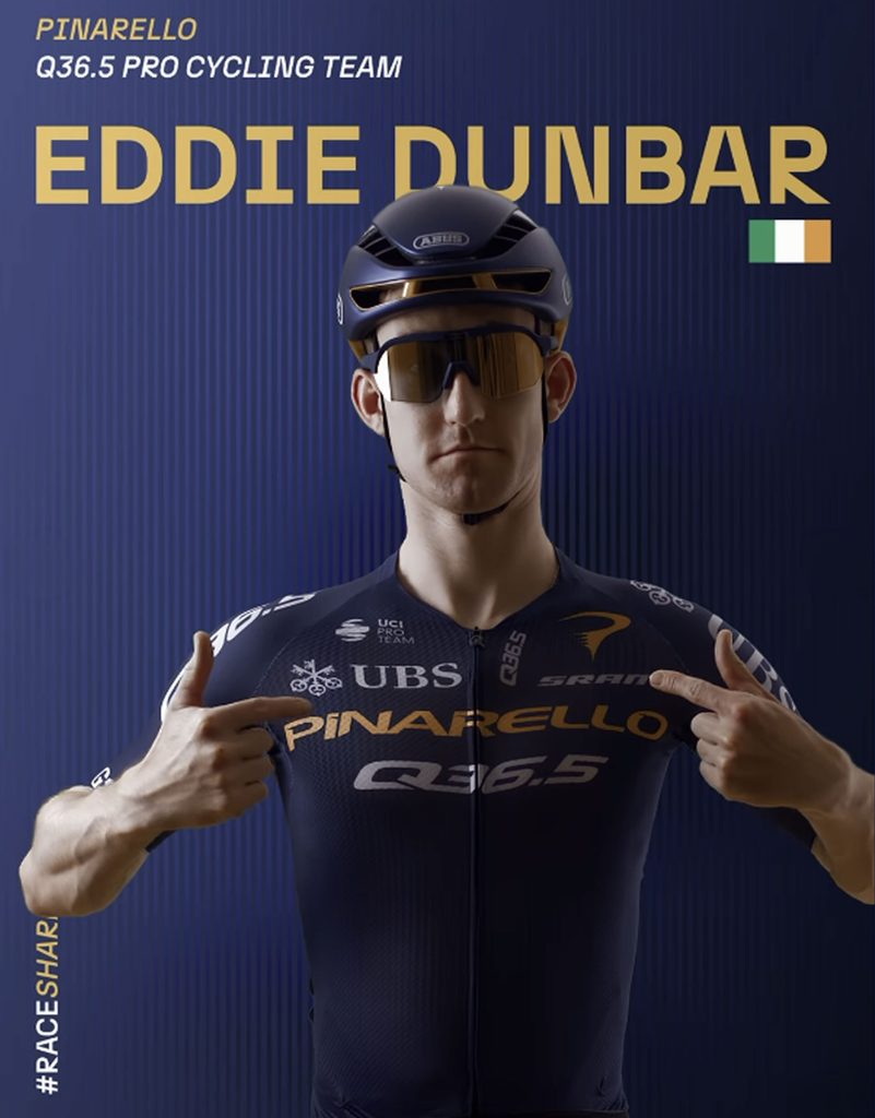 Eddie Dunbar returns from injury to line out at the 2026 Il Lombardia.
